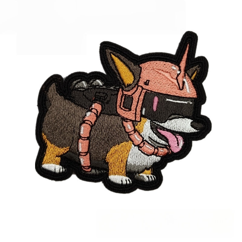 Mecha Corgi Glow Tactical Morale Patch