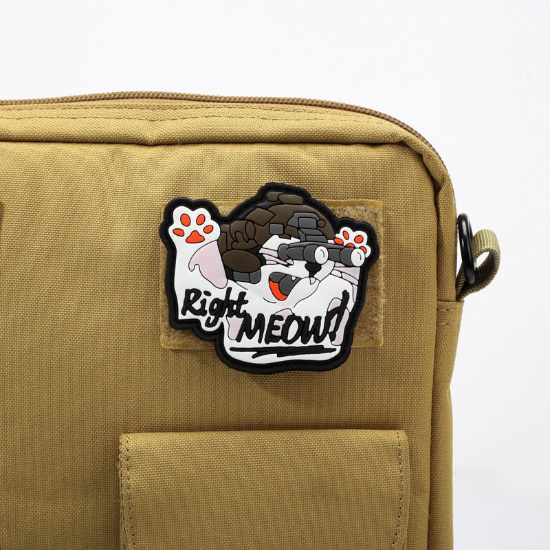 "Right Meow" Hook & Loop Tactical Morale Patch