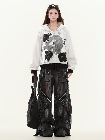 Versailles Rose Vintage Anime Hoodie