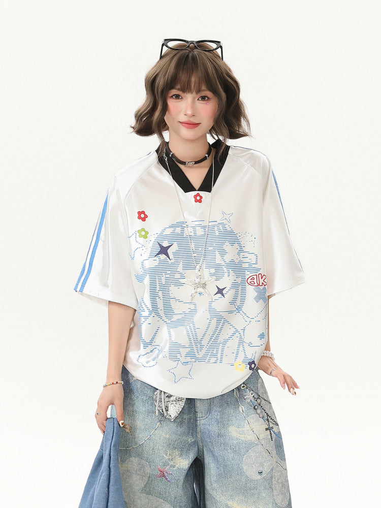 Camiseta de manga larga estética Dandadan de puro algodón