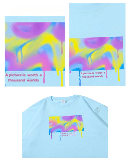 T-shirt en pur coton pour filles