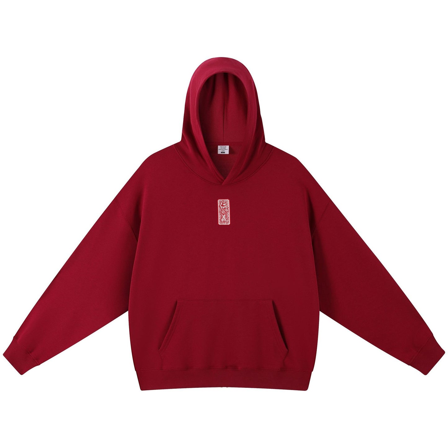 “jin-gi” Embroidered Hoodie