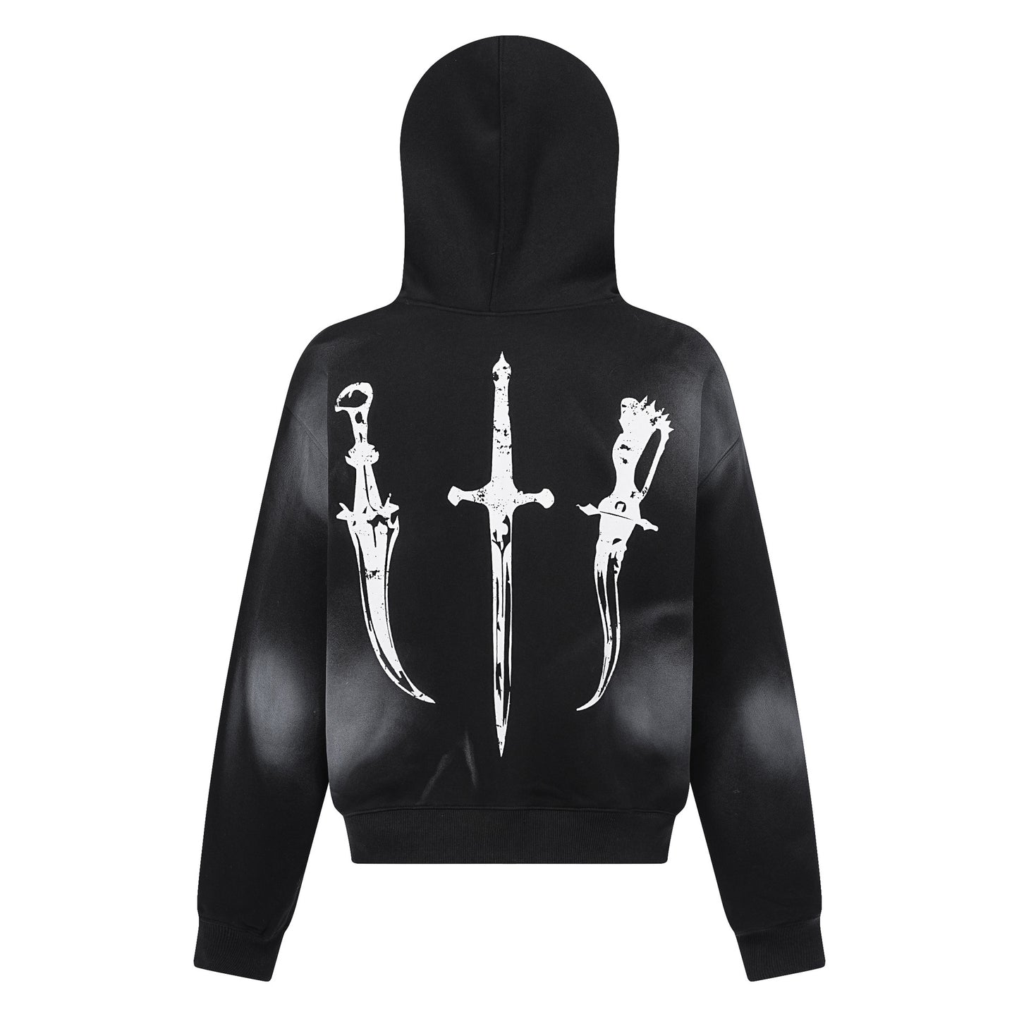 Gothic Anime Fur Collar Hoodie
