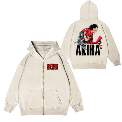 AKIRA Retro Washed Hoodie