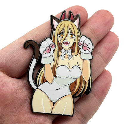 Chainsaw Man Power Metal Pin