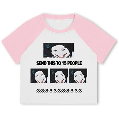 Camiseta de manga larga estética Dandadan de puro algodón