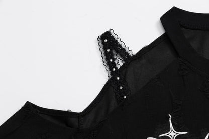 Dandadan – Süßes, ästhetisches Langarm-T-Shirt aus reiner Baumwolle