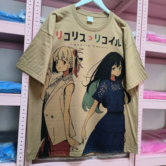 Lycoris Recoil Anime Girl T-shirt