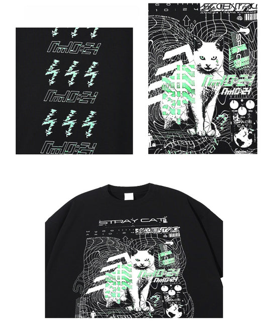 Dandadan – Süßes, ästhetisches Langarm-T-Shirt aus reiner Baumwolle