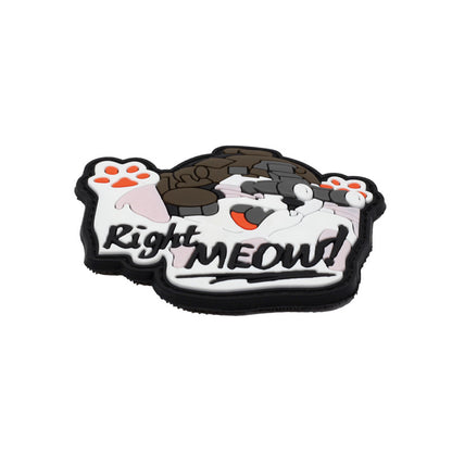 "Right Meow" Hook & Loop Tactical Morale Patch
