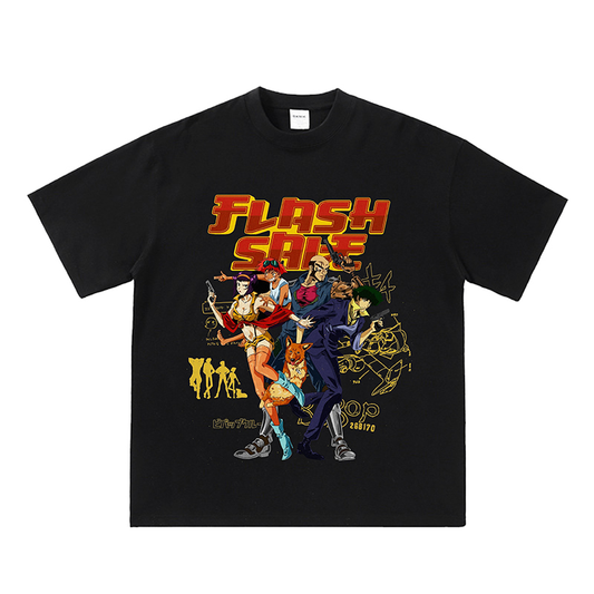 Puur katoenen Dandadan schattig esthetisch T-shirt met lange mouwen