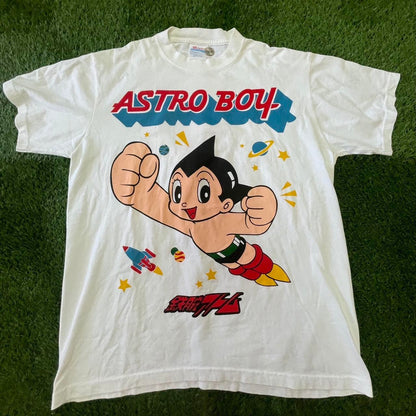 T-Shirt aus reiner Baumwolle mit Akira Cyberpunk Kaneda DTG-Druck