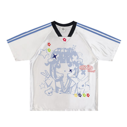 Camiseta de manga larga estética Dandadan de puro algodón