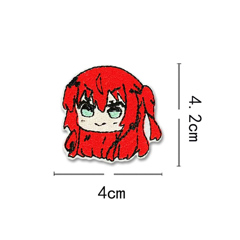 Bocchi The Rock Embroidered Hoodie