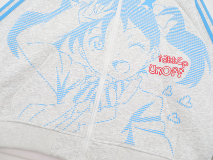 Camiseta de manga larga estética Dandadan de puro algodón