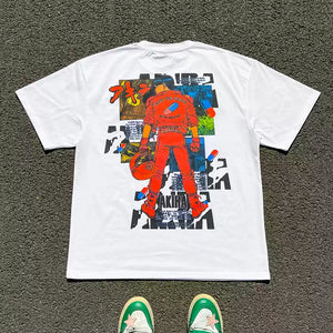 Pure Cotton Akira Cyberpunk Kaneda DTG Printed T-shirt