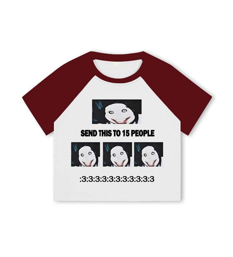 Camiseta de manga larga estética Dandadan de puro algodón