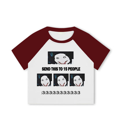 Camiseta de manga larga estética Dandadan de puro algodón