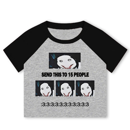 Camiseta de manga larga estética Dandadan de puro algodón