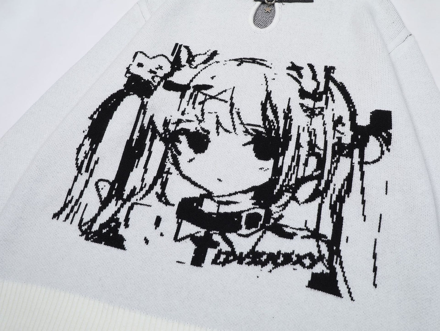 Puur katoenen Dandadan schattig esthetisch T-shirt met lange mouwen
