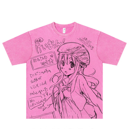K-on Anime Sketch T-shirt