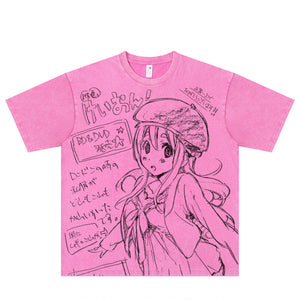 K-on Anime Sketch T-shirt