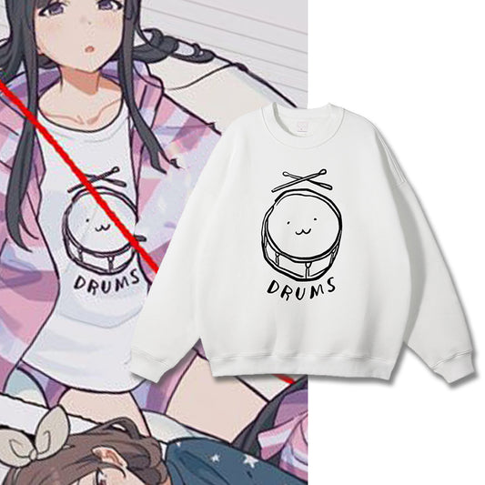 Dandadan – Süßes, ästhetisches Langarm-T-Shirt aus reiner Baumwolle