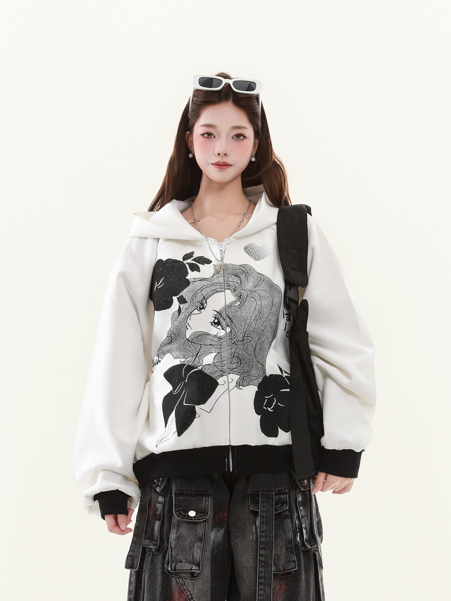 Versailles Rose Vintage Anime Hoodie