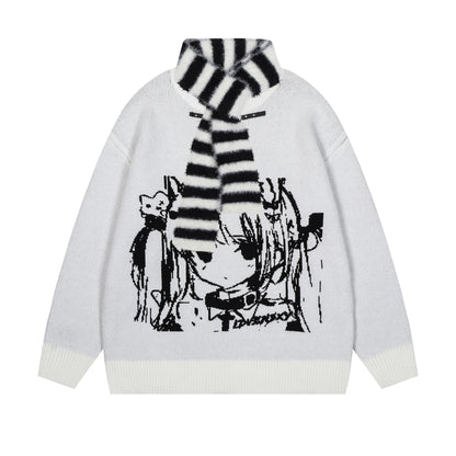Puur katoenen Dandadan schattig esthetisch T-shirt met lange mouwen