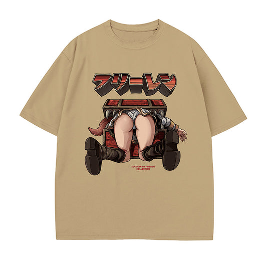Pure Cotton Unisex Frieren Anime Graphic Tshirt