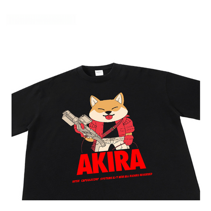Pure Cotton Akira Shiba Inu T-shirt