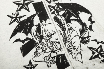 Death Note Misa Amane Faux-Fur Collar Hoodie