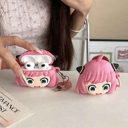 "Pink Peep" Anya AirPods Case