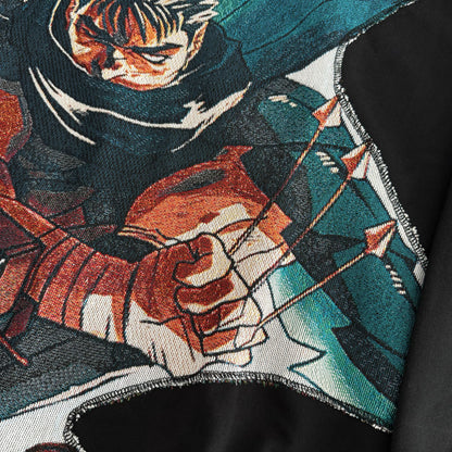 Sweat à capuche gothique à col en fourrure