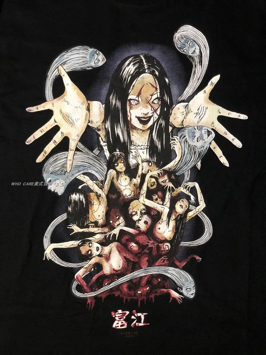Dandadan – Süßes, ästhetisches Langarm-T-Shirt aus reiner Baumwolle