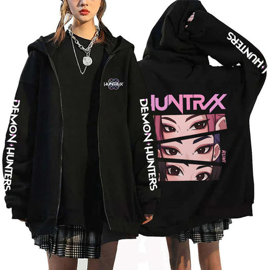K-Pop Demon Hunters Zip-Up Hoodie Cardigan
