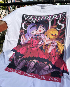 T-shirt imprimé recto verso de l'anime Parasyte