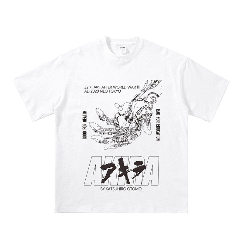 Camiseta vintage Akira de puro algodón