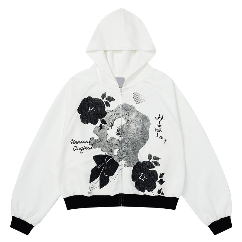 Versailles Rose Vintage Anime Hoodie