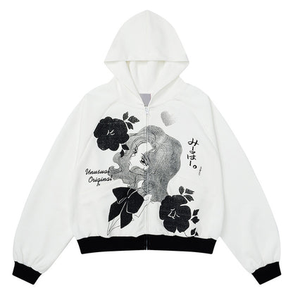 Versailles Rose Vintage Anime Hoodie