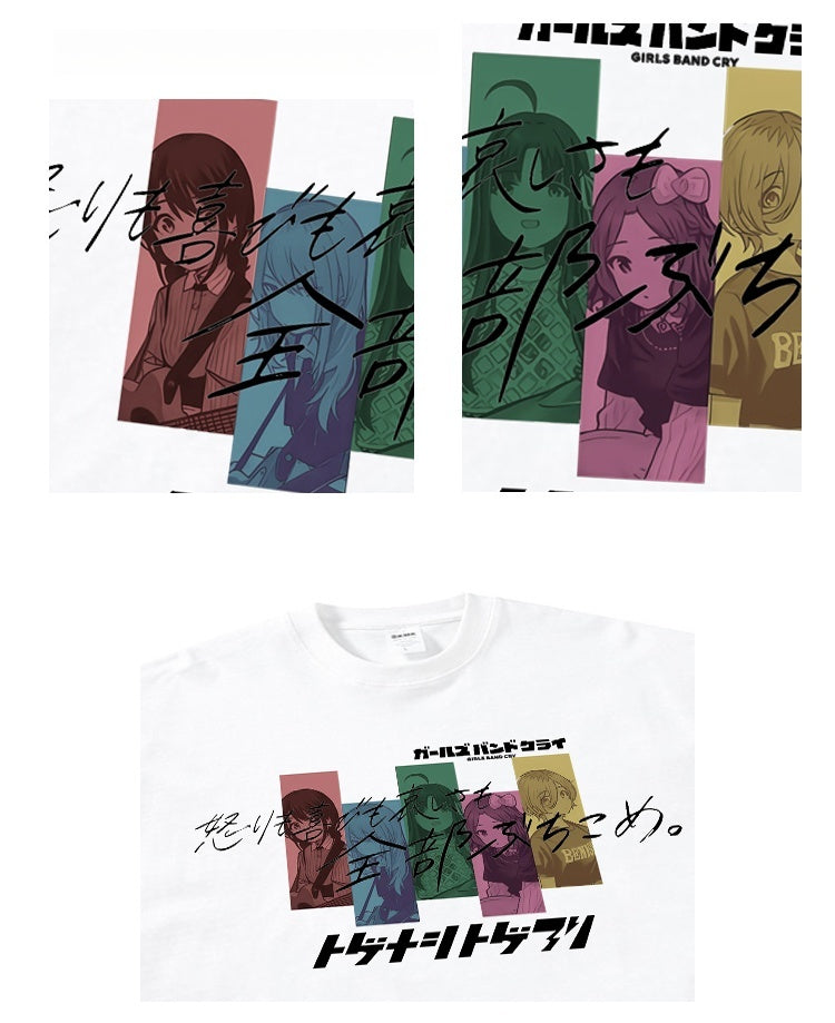Pure Cotton Girls Band Cry All Members T-shirt