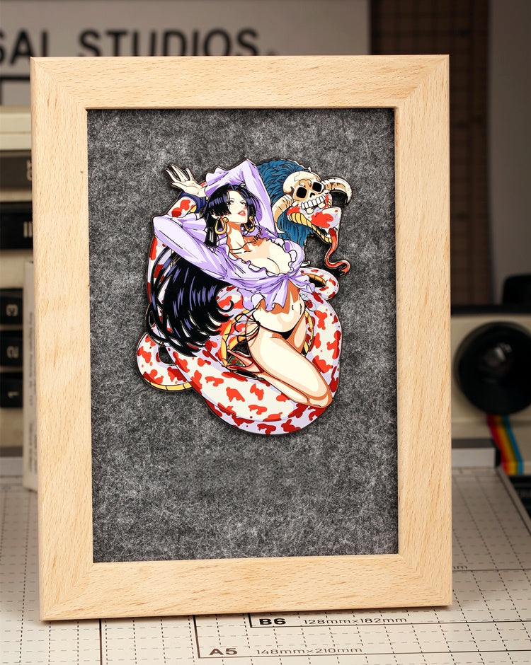 One Piece Empress Boa Hancock Metal Enamel Pin