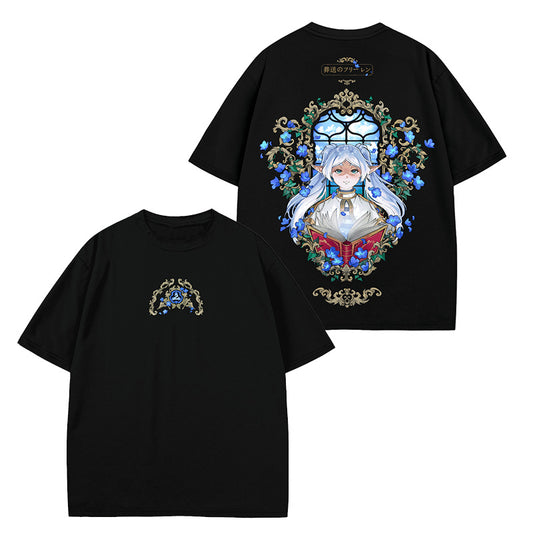 Pure Cotton Frieren Japanese Anime Graphic Tshirt