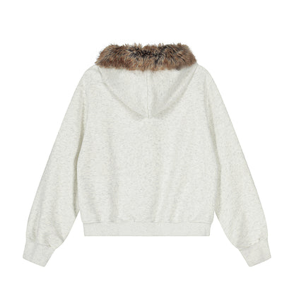 Death Note Misa Amane Faux-Fur Collar Hoodie