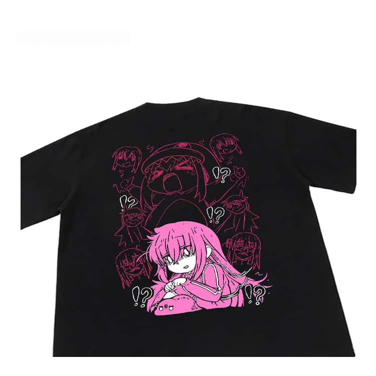 T-shirt drôle Bocchi The Rock en pur coton