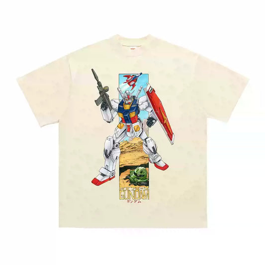 Pure Cotton Mobile Suit Gundam Anime Cool Tshirt