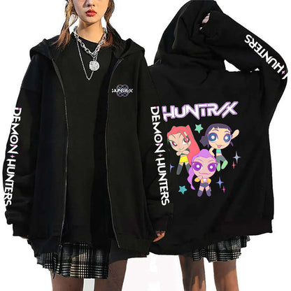 K-Pop Demon Hunters Zip-Up Hoodie Cardigan