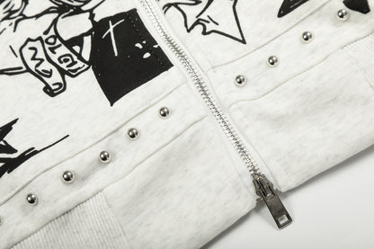 Death Note Misa Amane Faux-Fur Collar Hoodie