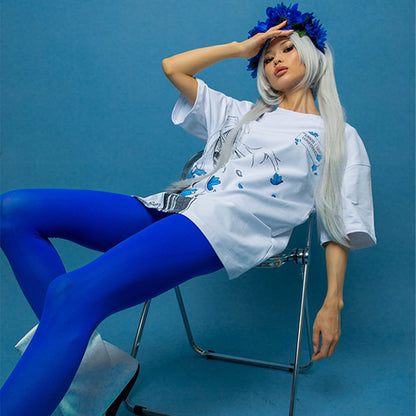 Dandadan – Süßes, ästhetisches Langarm-T-Shirt aus reiner Baumwolle