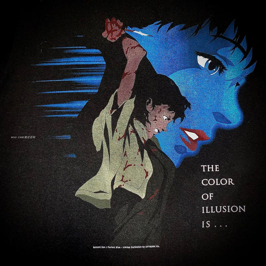 Perfect Blue Double-sided Print T-shirt
